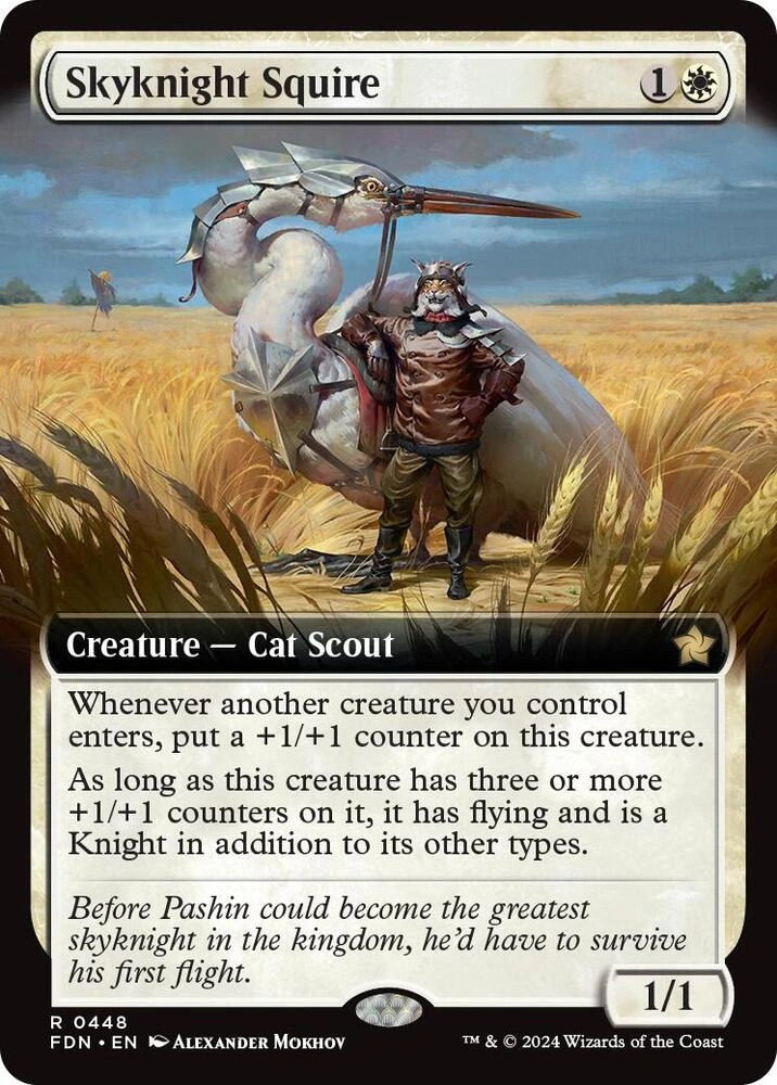 Skyknight Squire (Extended Art) Foil