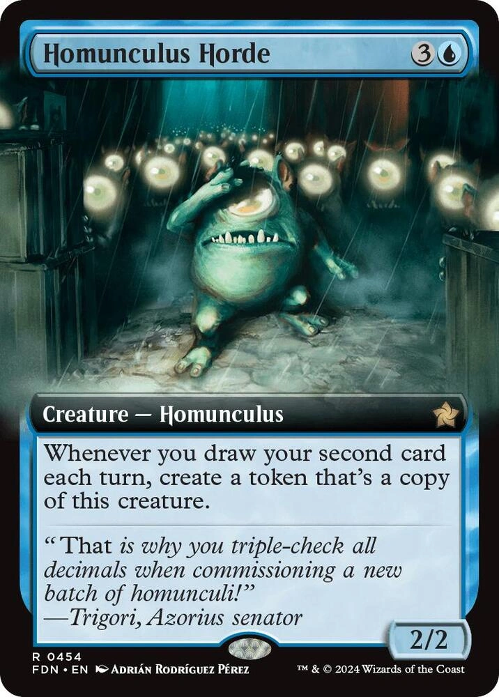 Homunculus Horde (Extended Art) Foil