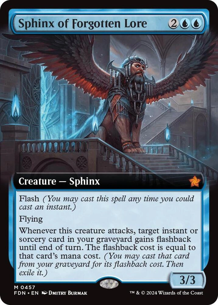 Sphinx of Forgotten Lore (Extended Art) Foil