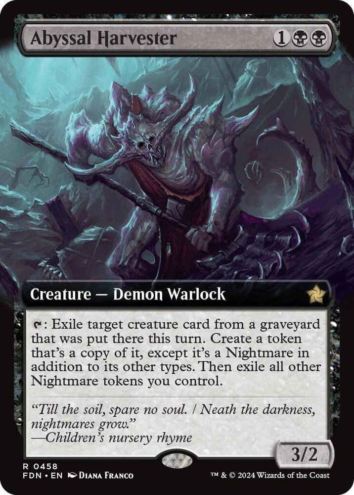 Abyssal Harvester (Extended Art) Foil