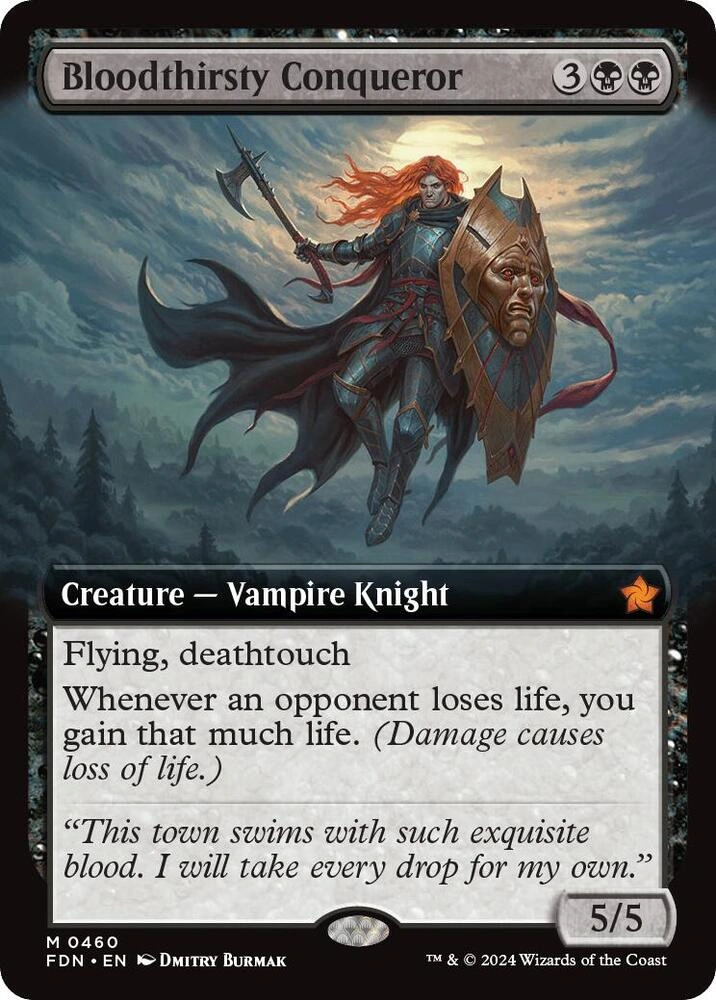 Bloodthirsty Conqueror (Extended Art) Foil