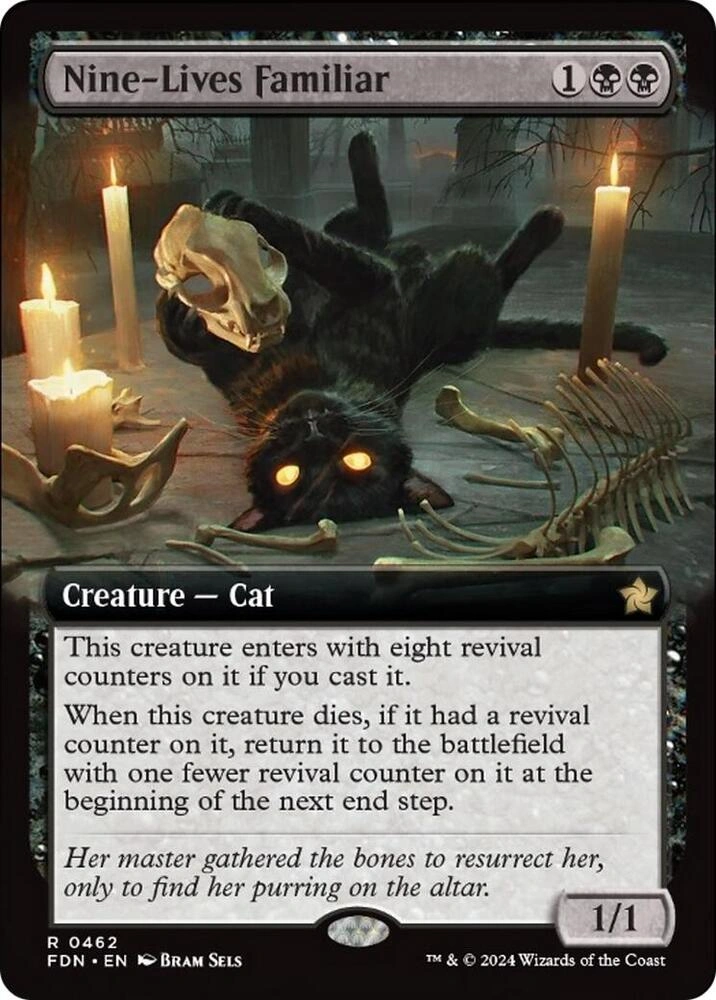 Nine-Lives Familiar (Extended Art) Foil