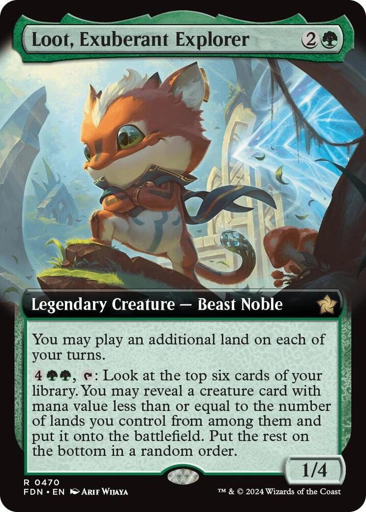 Loot, Exuberant Explorer (Extended Art) Foil