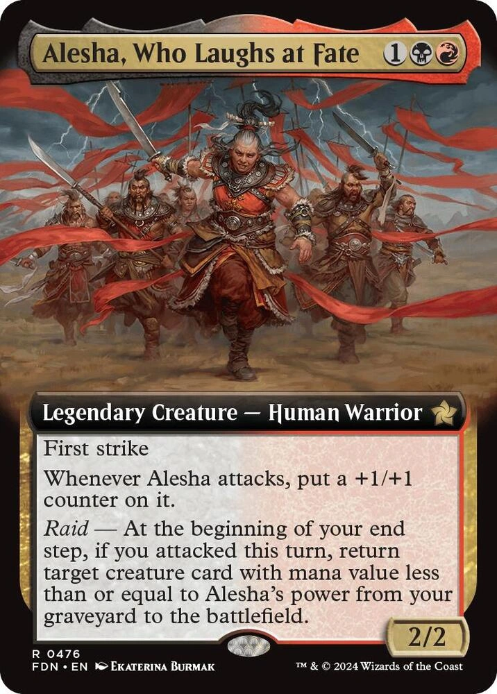Alesha, Who Laughs at Fate (Extended Art) Foil