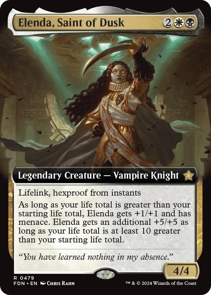 Elenda, Saint of Dusk (Extended Art) Foil