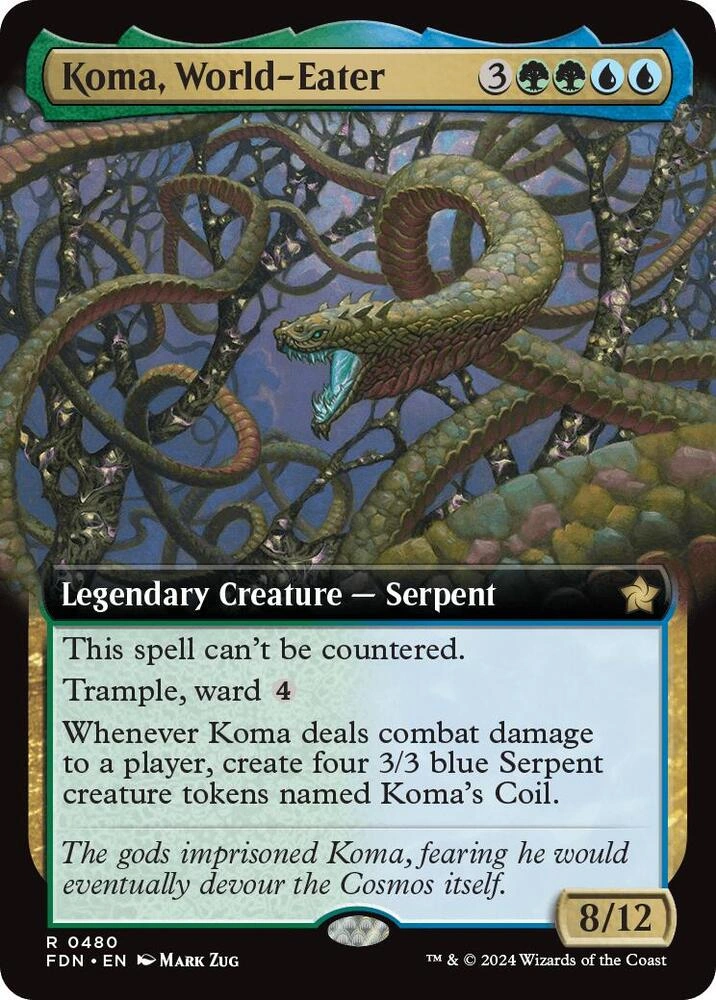 Koma, World-Eater (Extended Art) Foil