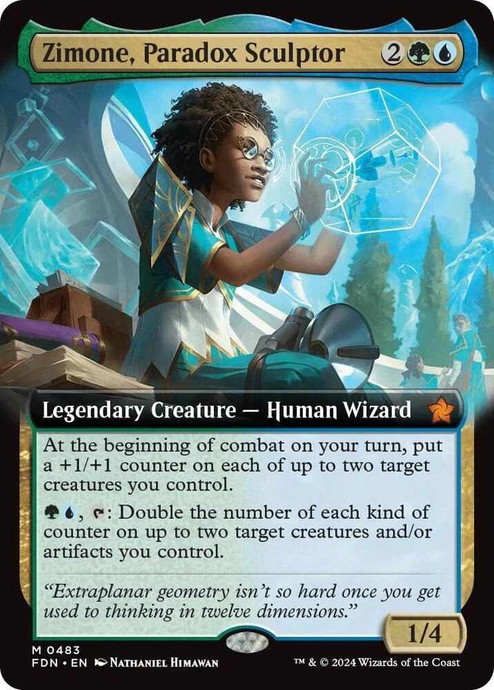 Zimone, Paradox Sculptor (Extended Art) Foil