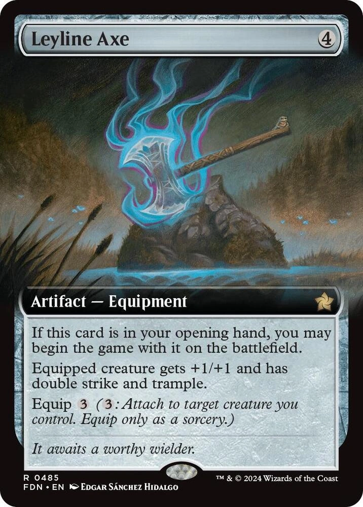 Leyline Axe (Extended Art) Foil