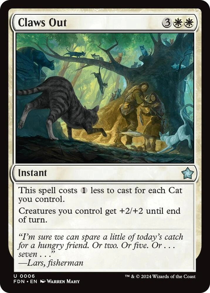 Claws Out Foil