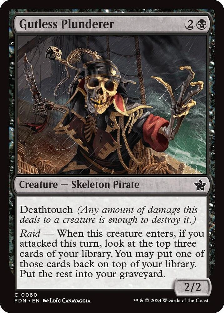 Gutless Plunderer Foil