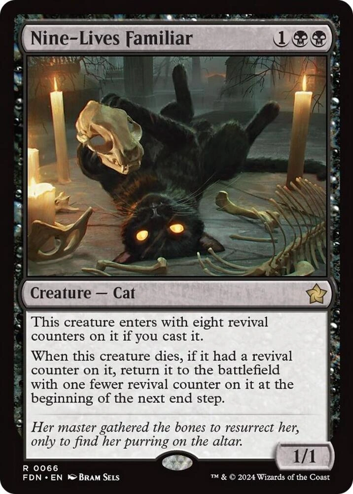 Nine-Lives Familiar Foil