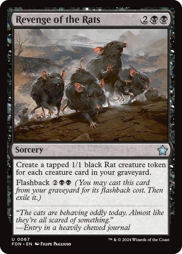 Revenge of the Rats Foil