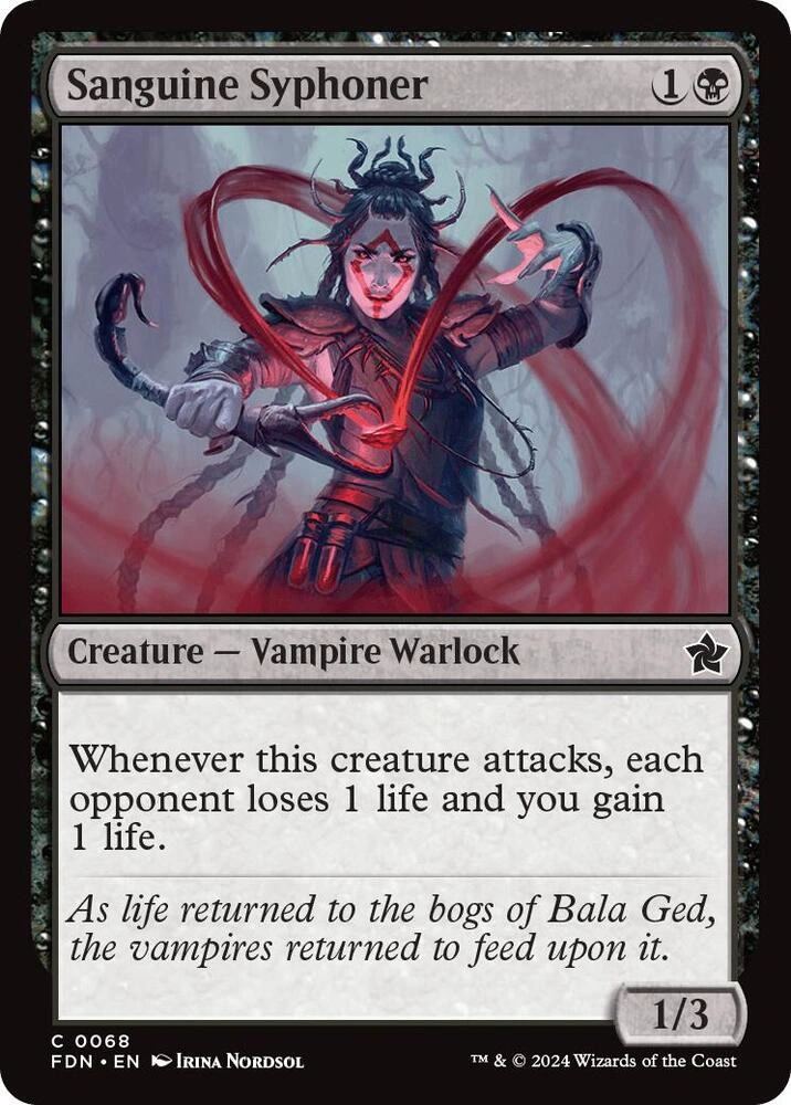 Sanguine Syphoner Foil