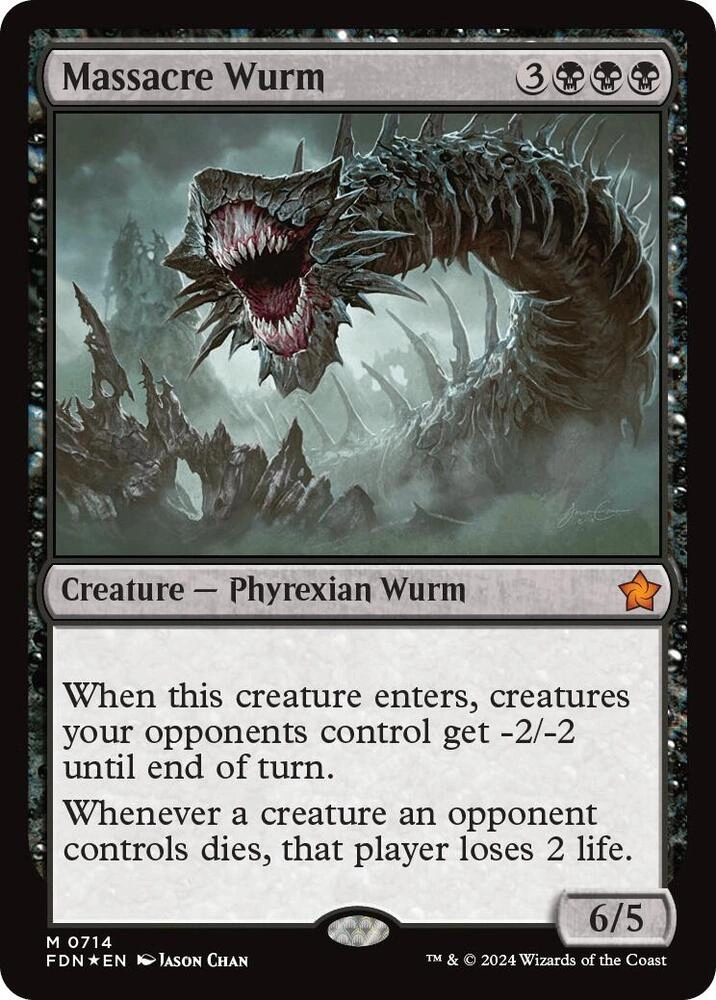 Massacre Wurm Foil