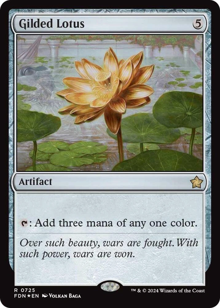 Gilded Lotus Foil