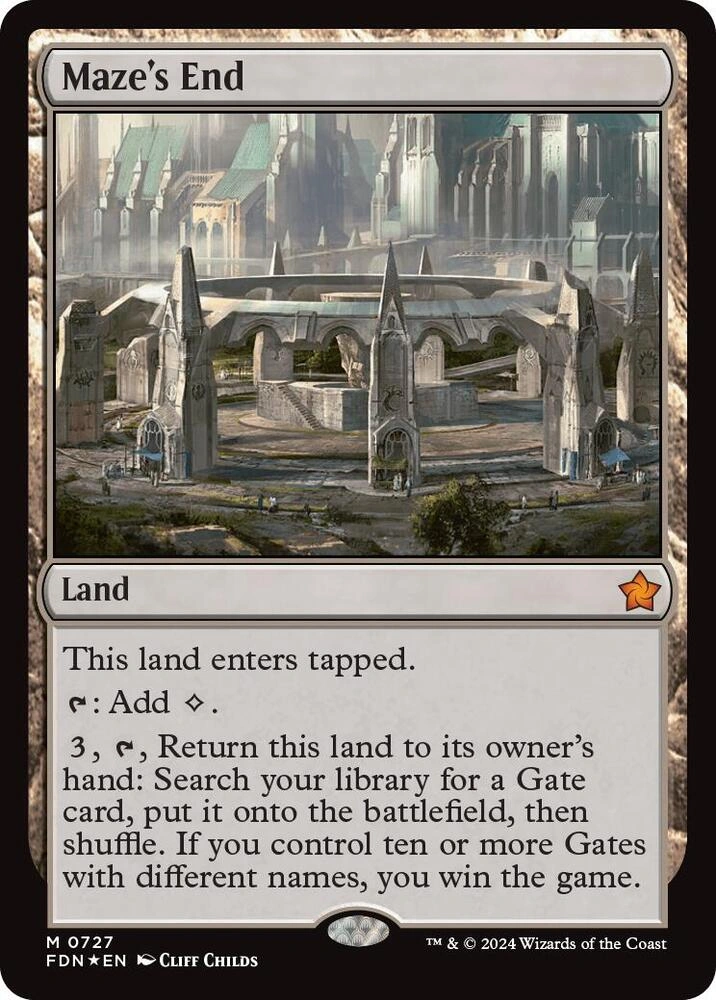 Maze's End Foil