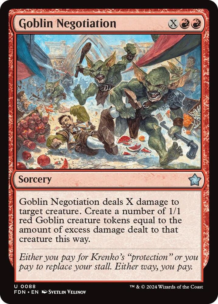 Goblin Negotiation Foil