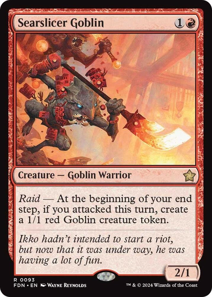 Searslicer Goblin Foil