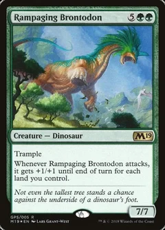 Rampaging Brontodon (2018 Gift Pack) Foil GP5