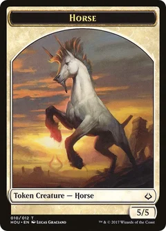 Horse // Warrior Double-sided Token 10 // 17