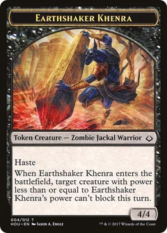 Earthshaker Khenra // Cat Double-Sided Token 4 // 16