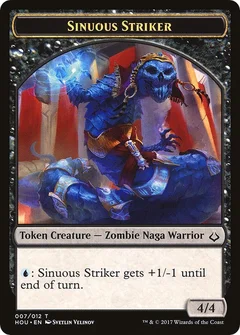 Sinuous Striker // Zombie Double-Sided Token 7 // 20