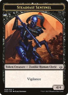 Steadfast Sentinel // Cat Double-Sided Token 8 // 16