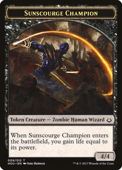 Sunscourge Champion Token 9