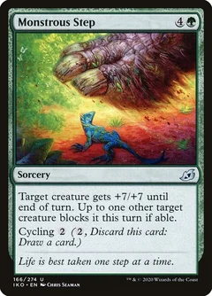 Monstrous Step Foil 166