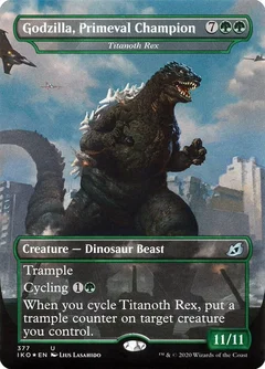 Godzilla, Primeval Champion - Titanoth Rex Foil 377