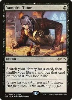 Vampiric Tutor (J18) Foil 2