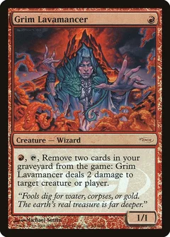 Grim Lavamancer Foil 2