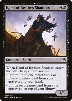 Kami of Restless Shadows Foil 104