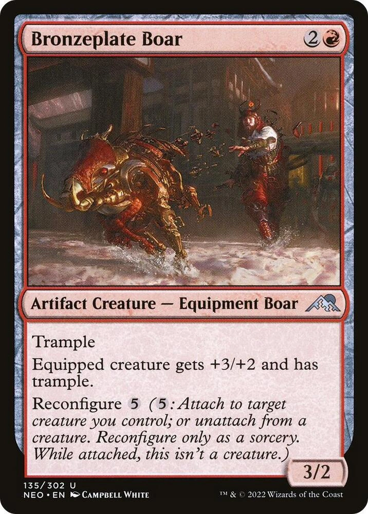 Bronzeplate Boar Foil