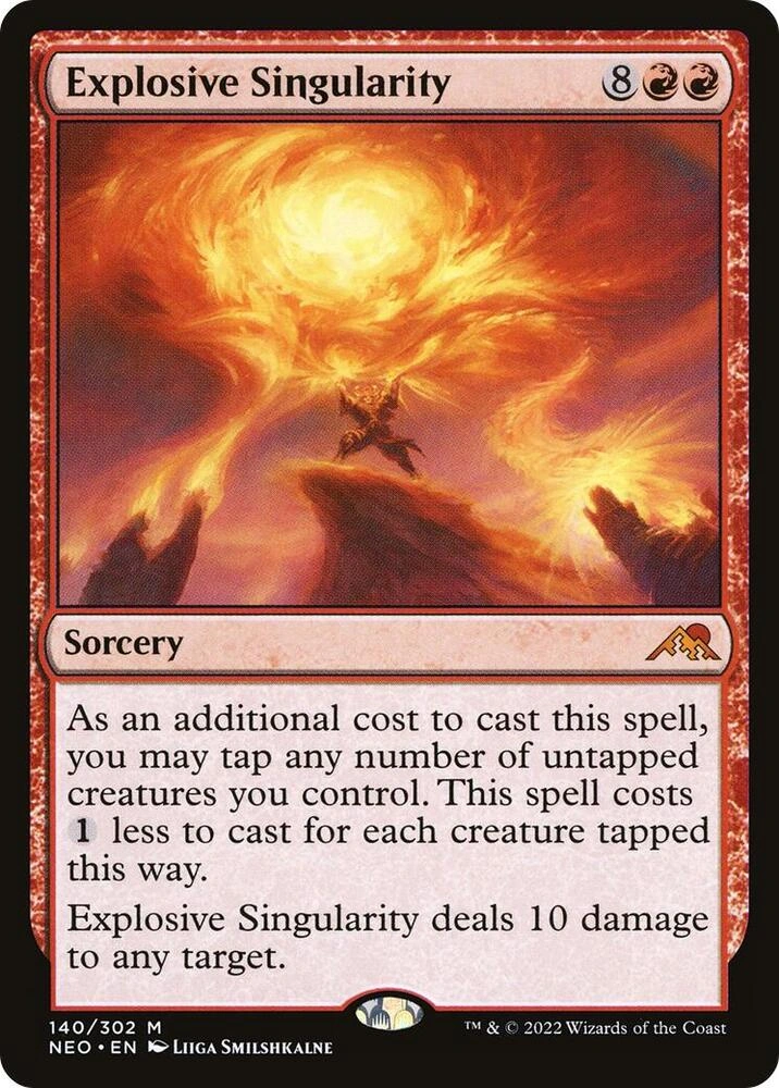 Explosive Singularity Foil