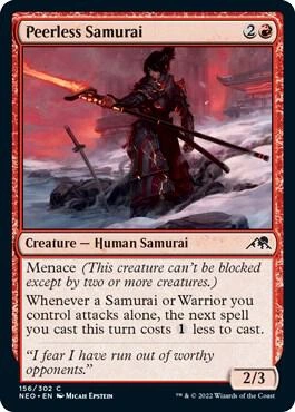 Peerless Samurai Foil