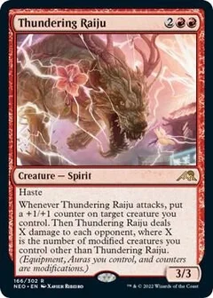 Thundering Raiju Foil 166
