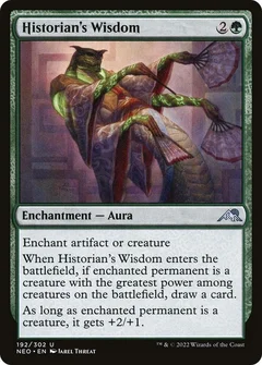 Historian's Wisdom Foil 192