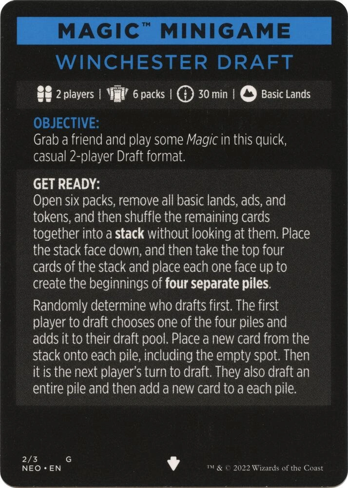 Magic Minigame: Winchester Draft