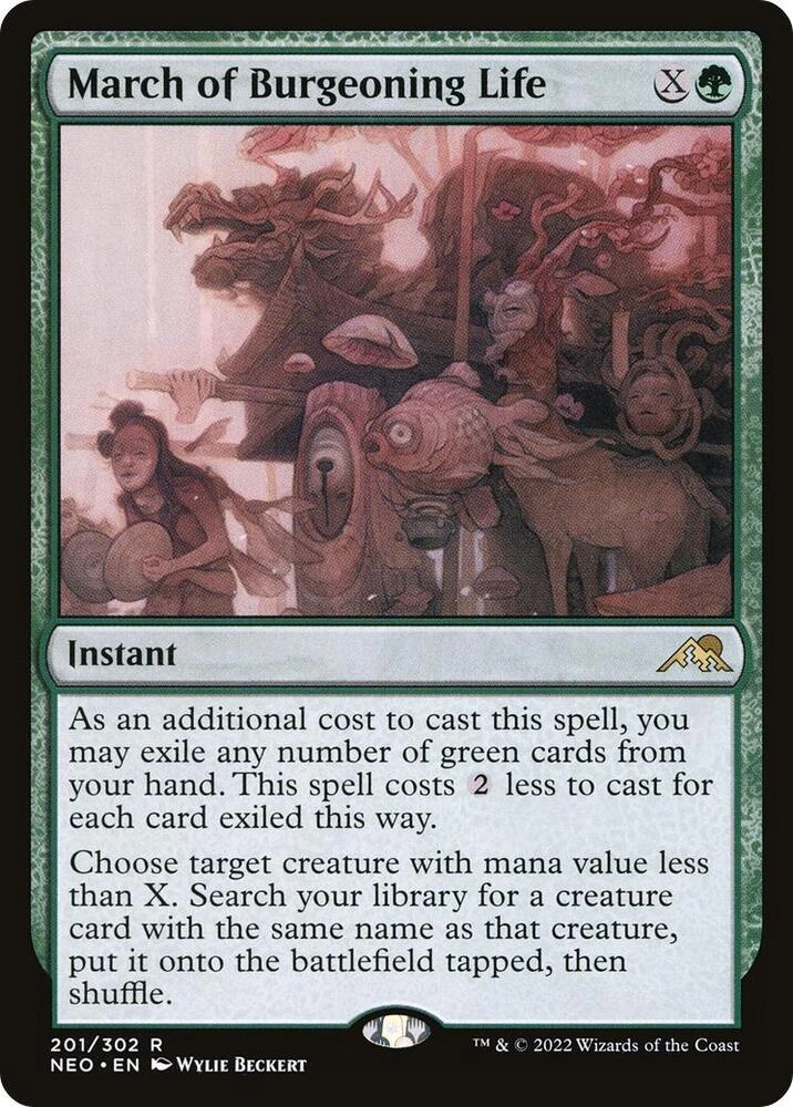 March of Burgeoning Life Foil