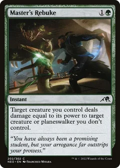 Master's Rebuke Foil 202