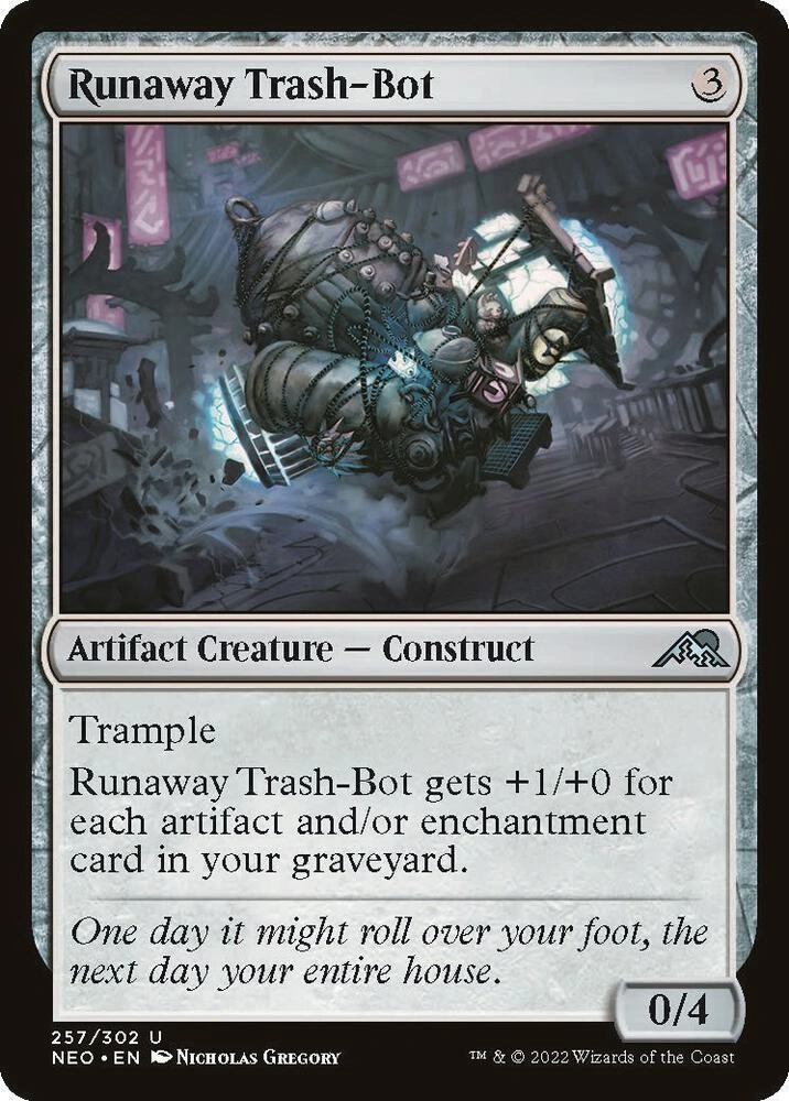 Runaway Trash-Bot Foil