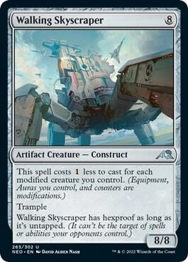 Walking Skyscraper Foil