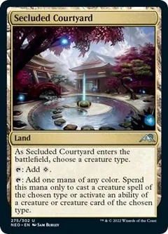 Secluded Courtyard Foil 275