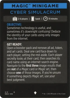 Magic Minigame: Cyber Simulacrum 3