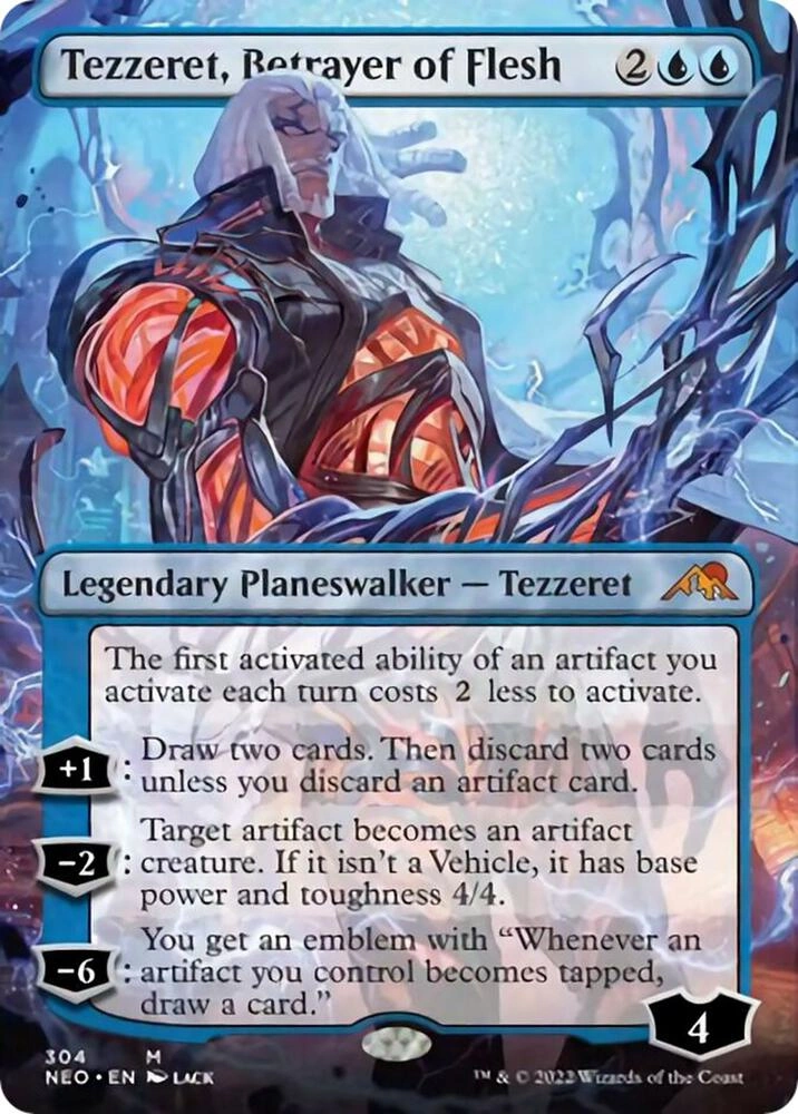 Tezzeret, Betrayer of Flesh (Borderless) Foil