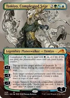 Tamiyo, Compleated Sage (Borderless) Foil 306