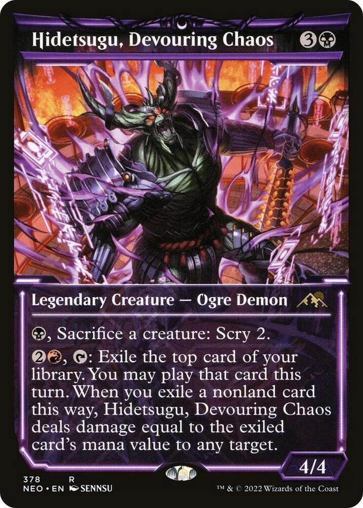 Hidetsugu, Devouring Chaos (Showcase) Foil