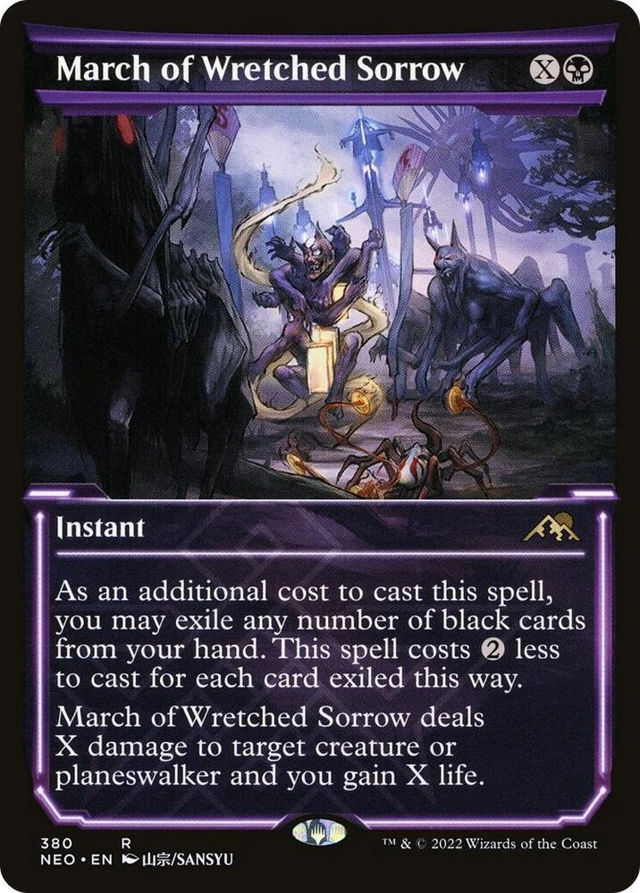 March of Wretched Sorrow (Showcase) Foil