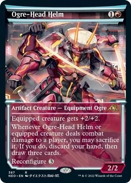 Ogre-Head Helm (Showcase) Foil